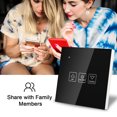 thumbnail image 2 of Amdohai Wi-Fi Smart Dimmer Switch Glass Panel Voice Control Compatible with Alexa, 2 of 9