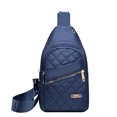 thumbnail image 1 of B-57 Blue Shoulder Bag For Women Chest Portable Design #MJVHi, 1 of 9