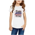 thumbnail image 1 of TopLLC Manches Courtes Col Rond Blouses & Chemises Chemises pour Enfants T-Shirt Graphique Manches Courtes Col Rond Crop Top pour 3-14 Ans Filles et Garçons T-Shirt Tee Blouse Fille, 1 of 4