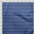 thumbnail image 3 of oneOone Viscose Chiffon Fabric Stripe|Leaves & Floral Block Print Fabric BTY 42 Inch Wide, 3 of 4