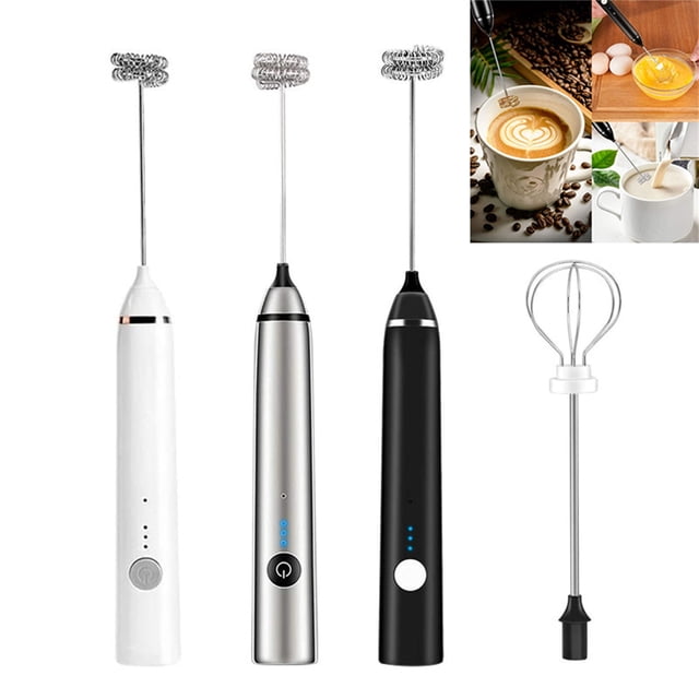 Vaidha Electric Milk Frother USB Rechargeable Electric Foam Maker 2 In 1 Hand- Battery Operated Milk Foamer For Coffee Cappuccino