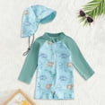 thumbnail image 2 of Toddler Swimsuits Cute Print Kids Bathing Suits Boy Rash Guard Swim Suit 2-3 Years Boys Outfits, 2 of 3