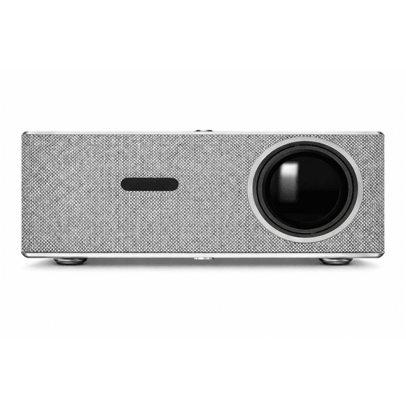 Boss Projecteur Portable 4K 6500 Lumens Wi‐Fi Bluetooth 5.3 Mise au Point Électrique Écran 300 Pouces Mini Design avec Écran