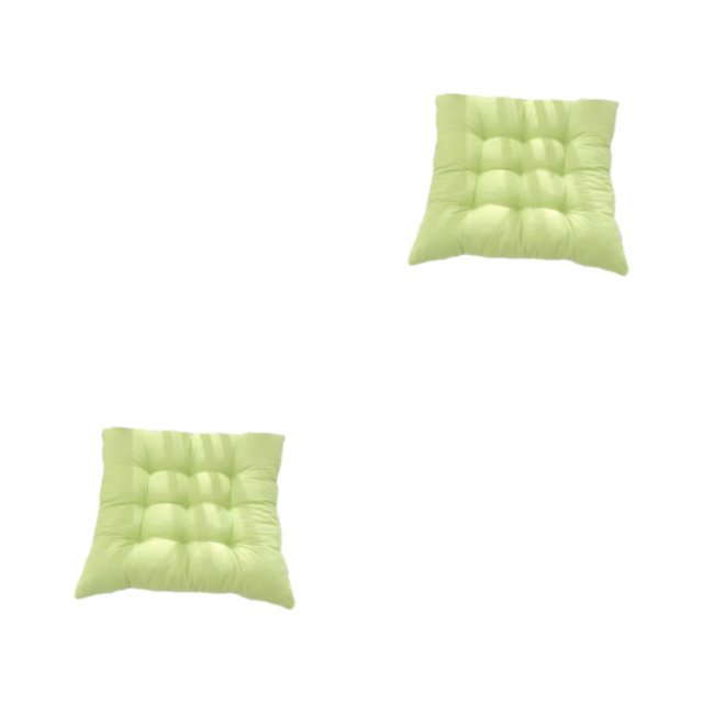 serony Waterproof Seat Cushion For Outdoor Activities Breathable Polyester Fabric Pearl Filling Polyester Fabric Is light green 2Set