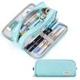 thumbnail image 3 of Trousse à Crayons Grande Capacité, Pochette à 3 Compartiments, Sac à Stylos pour l'École, Adolescente, Garçon, Homme, 3 of 8