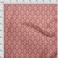 thumbnail image 4 of oneOone Tissu Popeline de Coton Rouge Tissu Géométrique pour Robe Tissu Imprimé au Mètre 42 Pouces de Large, 4 of 5