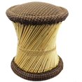 thumbnail image 1 of Natural Geo Tabouret d'Appoint en Murène - Jute Brun Foncé, 1 of 1