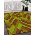 thumbnail image 3 of Ahgly Company Machine Washable Indoor Rectangle Transitional Pistachio Green Area Rugs, 7' x 9', 3 of 7