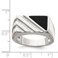thumbnail image 2 of Bague en Onyx pour Homme en Argent Sterling 925, 2 of 2
