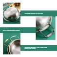 thumbnail image 3 of Tableware Stainless Steel Dutch Oven Pot for Everyday Cooking Induction Compatible Heavy Duty Stock Pot with Lid and Seamless Design, 3 of 7