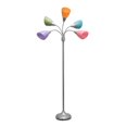 thumbnail image 1 of Simple Designs Lampadaire à col de cygne réglable à 5 lumières, 1 of 9
