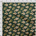 thumbnail image 4 of oneOone Rayon Light Green Fabric Floral & Sewing Material Print Fabric By The Yard 56 Inch Wide, 4 of 5
