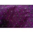 thumbnail image 4 of oneOone Cotton Silk Fabric Leaves & Floral Block Printed Craft Fabric BTY 42 Inch Wide, 4 of 4