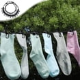 thumbnail image 1 of Retractable Windproof Clothesline with 12 Clips | 70.87 Inch Portable Travel Drying Line | Stainless Steel Hooks for Indoor Outdoor Use | Camping Laundry Solution with Clothespins, 1 of 6