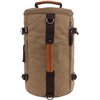 thumbnail image 5 of Coofit Travel Backpack Fashion Retro Unisex Cylinder Canvas Duffel Bag Outdoor Rucksack Shoulder Handbag Backpack, 5 of 5