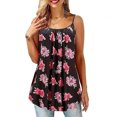 thumbnail image 3 of facefd Femmes Pois Imprimé Encolure Carrée Sans Manches pour Camisole Carthame m, 3 of 4