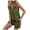Green, variant on Fgnfyis Women's 2 Piece Casual Outfits Womens Button Sleeveless Vest Shirt Straight Short with Pockets Sets Short Sets Grey XL
