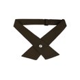 thumbnail image 1 of INSPIRE CHIC Unisex School Uniform Solid Adjustable Button Criss-Cross Bow Tie Coffee One Size, 1 of 6