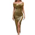 thumbnail image 1 of Robes de Bal de Soirée pour Femmes Chaud Estampage Paillettes Mince Fourreau Fendue Robes de Retour Robes, 1 of 8
