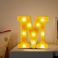 thumbnail image 4 of TopLLC Christmas Decor LED Letter Lights Sign Light Up For Home Party Wedding Decoration Light Up Letters Alphabet Letter Sign Battery Powered For Christmas Birthday Party Decoration warning light, 4 of 4