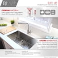 thumbnail image 3 of Undermount 30 inch Stainless Steel Single Bowl Kitchen Sink with Grid, 3 of 12