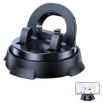 Chmadoxn Car Phone Mount Dashboard Center Console 360-Degree Rotatable Mobile With Non- Base Strong Adsorption Car No Installation Requ Smart Phone Holder