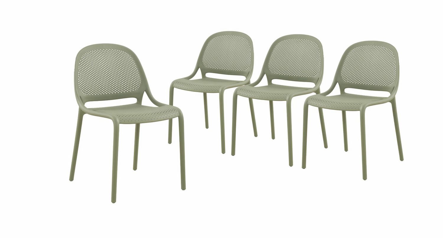 Summer armless dining chair Green Jade (4 chairs/box )
