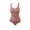Pink, variant on WZXFASHION Strapless Shortie Bodysuit For Women Shapewear Seamless Body Shaper With Removable Straps Shapers Yellow XXXXXL