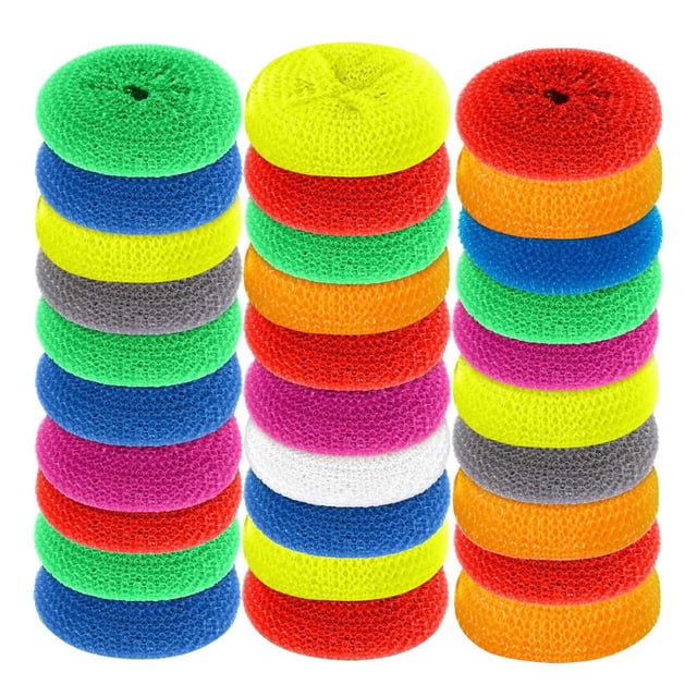 CHUANK Household Stainless Steel Pot Pan Scrubber Cleaning Ball Tool-6Pcs
