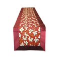 thumbnail image 2 of Seasonal christmas Leaves Design Table Runner Size: 70 W x 13 D, 2 of 4