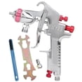 thumbnail image 2 of Paint Spray Gun, Pneumatic Airbrush, 200-240ml/min Universal Lower Pot Excellent Atomization Painting Tool Kit, for Automobiles Automobile Maintenance 2mm Diameter,2.5mm, 2 of 7