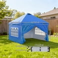 thumbnail image 3 of Outsunny 10' x 10' Pop Up Canopy Tent, Instant Sun Shelter, Blue, 3 of 10