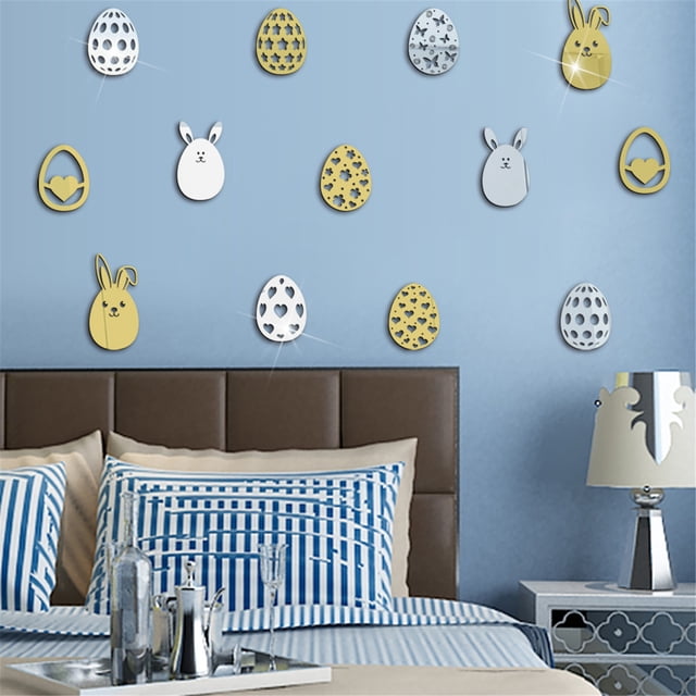 Cheapark Removable Acrylic Mirror Stickers for Home Decoration