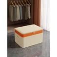 thumbnail image 1 of Latrodar Storage Bags for Clothes Double Zipper Storage Containers Travel Office Underbed Storage Solid Moving Bags Reusable for Blanket Comforters Clothing Sheet Toys 1PC, 1 of 5