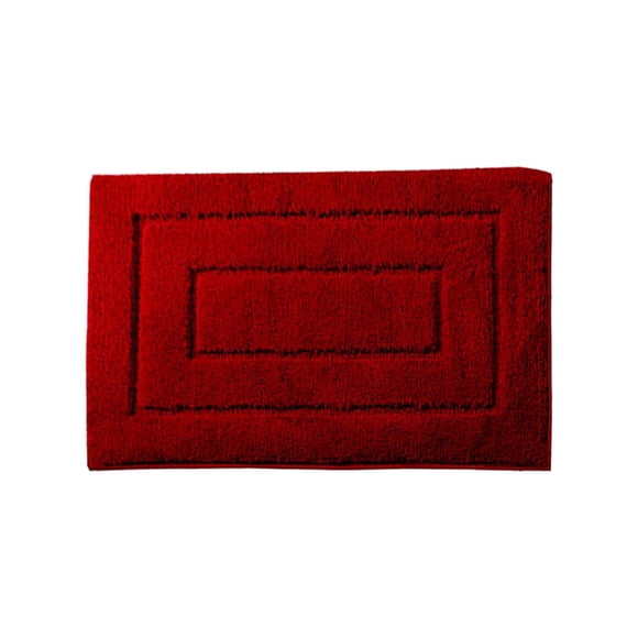 Cozeii Super Absorbent Bathroom Rug 1 Piece, Toilet Mat, 24x17 Inch Non-Slip Bath Mat, Plush Quick-Dry Machine Washable Rugs for Bathroom Floor Comfort Rugs