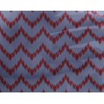 thumbnail image 4 of oneOone Georgette Viscose Fabric Chevron Ikat Printed Fabric 1 Yard 42 Inch Wide, 4 of 4