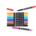 thumbnail image 3 of FABRIC FUN Dual-Tip Fabric Markers, Primary Colours, 10-Pack, 3 of 3