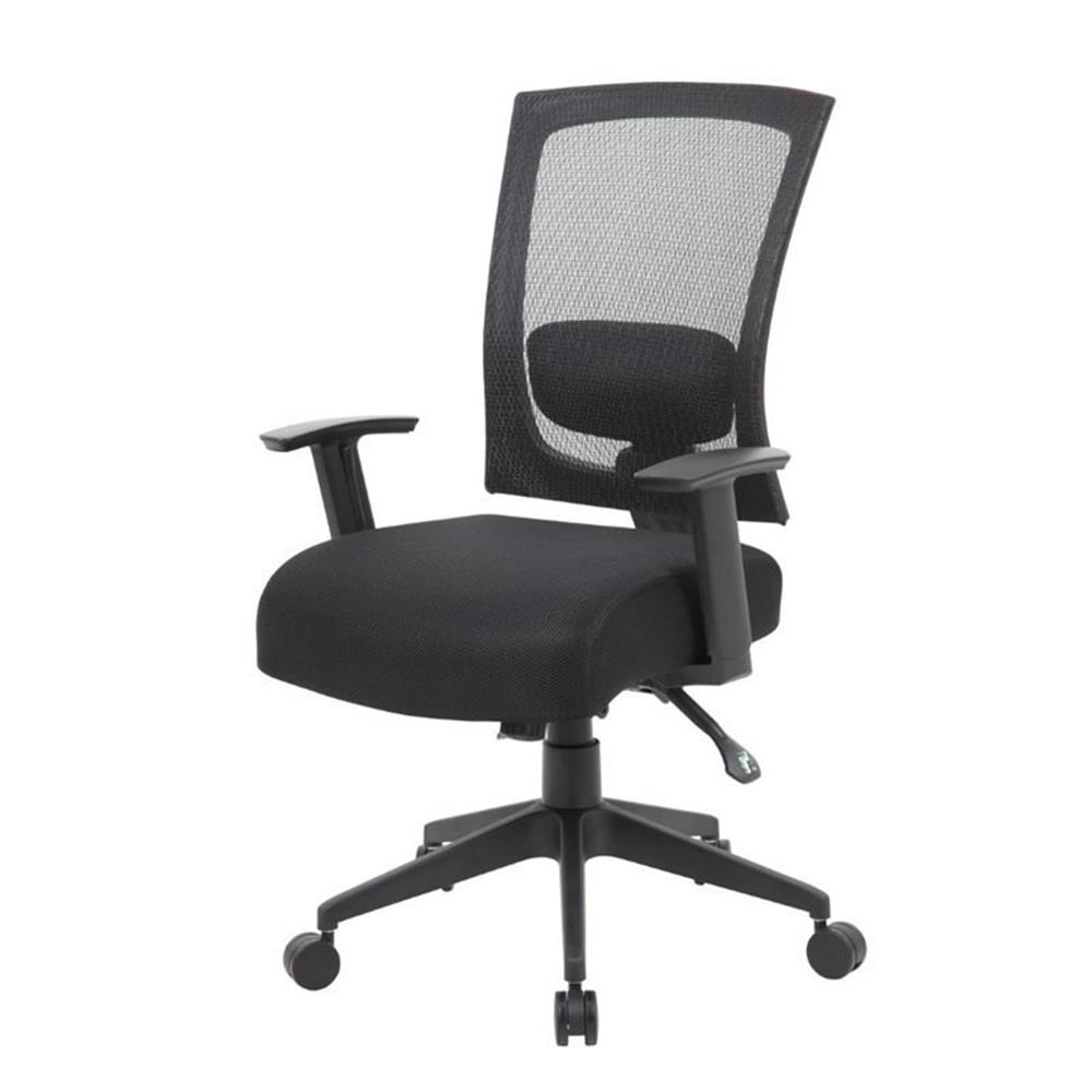 Boss Office Mesh Back 3 paddle Task Chair in Black