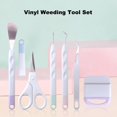 thumbnail image 2 of 1 Set Vinyl Weeding Set Non-slip Comfortable Grip ABS Scissors Scraper Spatula Craft Vinyl Tools Handicraft Accessories, 2 of 10
