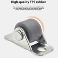 thumbnail image 3 of Guardoinrt Mini lent Fixed Steel Top For Cart Soft These 0.5-inch Rubber Rolling Castor Of For Furniture Solutions Durable Moving With Fixed, 3 of 6