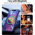 thumbnail image 5 of Entronix Heavy Duty Case For iPhone 15 Pro Max,14 Pro Max, Translucent Matte Back, Magnetic Sturdy Case, Navy, 5 of 5