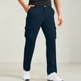 thumbnail image 2 of SHTXOZHI Pantalon Cargo Décontracté pour Hommes, Léger, Athlétique, Plein Air, Randonnée, Voyage, avec Multiples Poches, 2 of 7