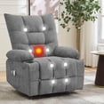 thumbnail image 2 of QinaQin Power Lift Oversized Recliner Chair Swivel Rocker with Massage and Heat Function, 2 of 9