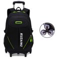 thumbnail image 3 of Rolling Backpack 2-Wheel Big Capacity Wheeled Backpack School Bag for Students, 3 of 3
