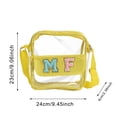 thumbnail image 2 of Huayishang Large Clear Backpack Heavy Duty PVC Transparent Backpack See Through Backpack For Work Sports, 2 of 3