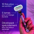 thumbnail image 4 of Gillette Venus Extra Smooth Sensitive Summer Surf Women's Razor with Reusable Razor Handle, 2 Razor Blade Refills and Shower Holder, 4 of 12