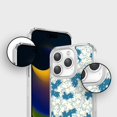 thumbnail image 5 of Caseco Étui Transparent pour iPhone 15 Pro - Motif Pissenlit Bleu, 5 of 5