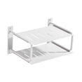 thumbnail image 2 of simhoa 2 Layers Projector Shelf Wall Mount Aluminum for Office TV Boxes Living Room White, 2 of 8