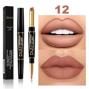 NARABB 2-in-1 Lipstick Lip Liner Lip Liner Stain Lip Liner And Lipstick Combo Set Lip Liner Pencil 2-in-1 Lipstick And 24h Lip Liner Set
