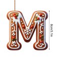 thumbnail image 3 of LSLJS 26 Letters Christmas Tree Decoration Pendant Christmas Tree Ornaments Personalized DIY Christmas Ornaments Christmas Decorations Xmas Tree Hanging Decor, 3 of 5